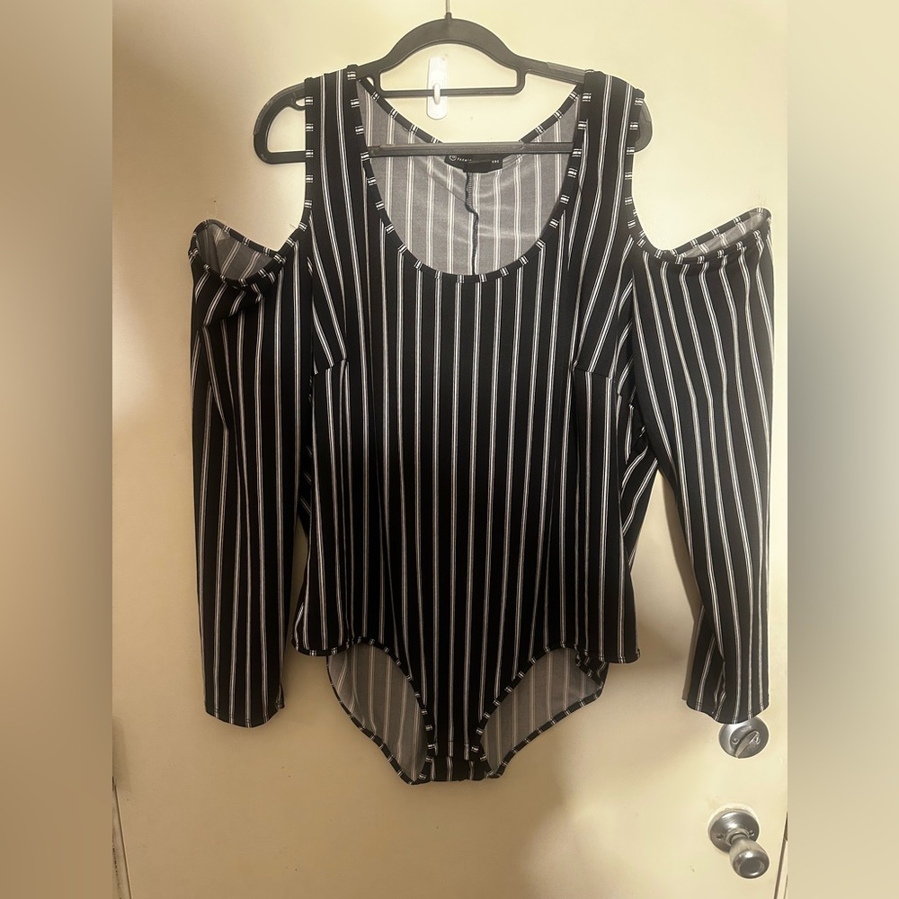 Fashion to Figure Stripped Body Suit